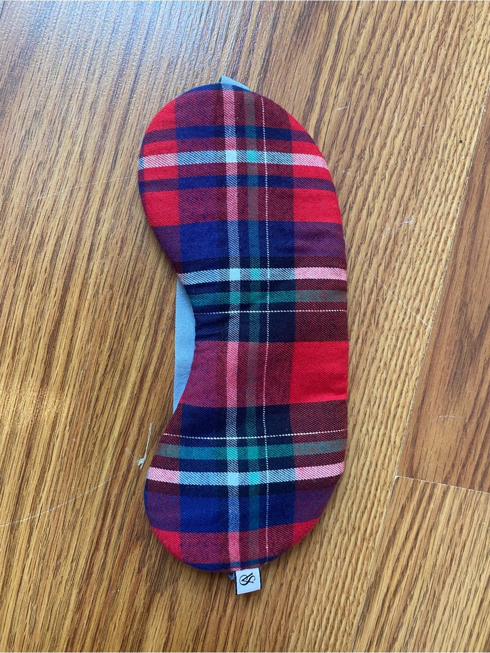 Victoria's Secret Red Plaid Eye Mask